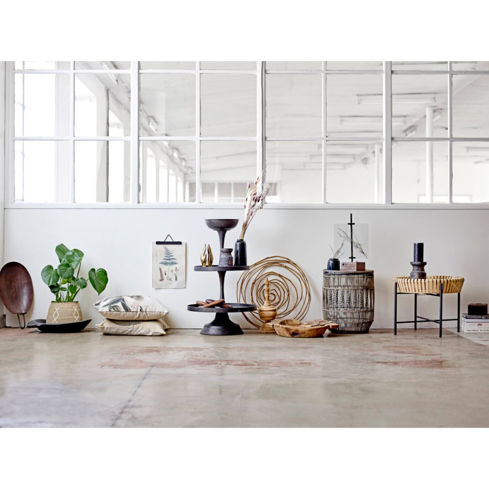 Hello Honey® Black Found Wood Pillar Candleholders Set